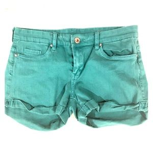 Blank NYC Teal Shorts 28